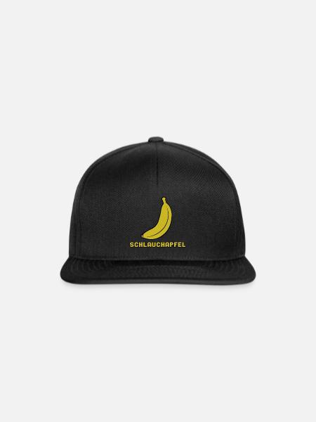 Schlauchapfel - Snapback Cap - Schwarz/Schwarz