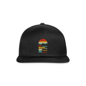 Best Husband since September 2014 Geschenk - Snapback Cap - Schwarz/Schwarz - Vorne