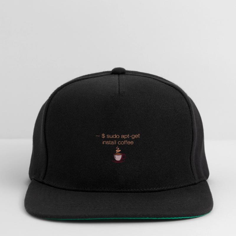 Sudo apt-get install coffee Linux computer scientist Snapback Cap