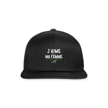 Jardinage humour loisir jardin idée cadeau homme - Casquette snapback - noir/noir - Devant