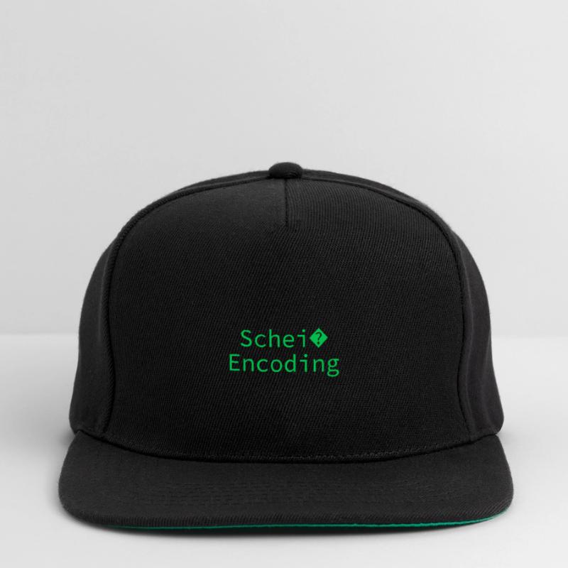 Schei encoding Programming Informatik Geschenk Snapback Cap