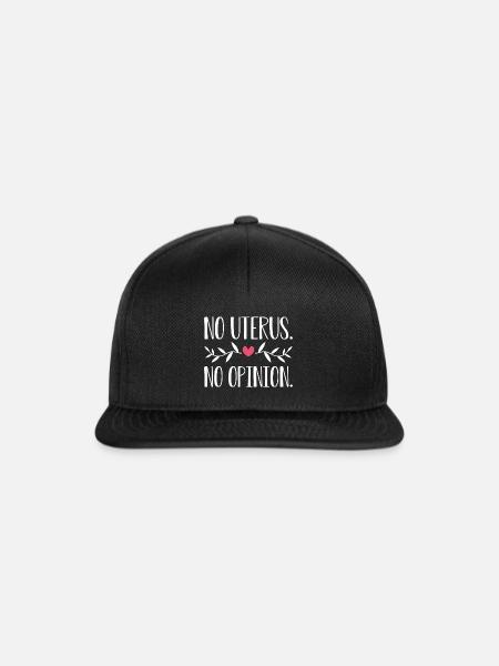 Pro Choice AF - Snapback Cap - Schwarz/Schwarz