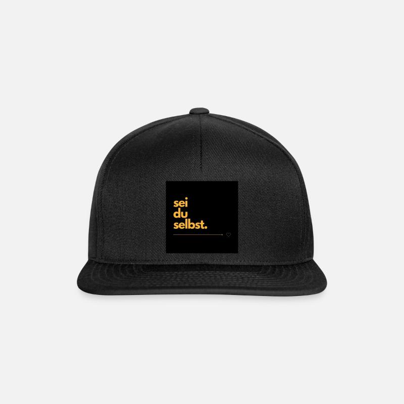 Retro do it yourself - Snapback Cap - Schwarz/Schwarz