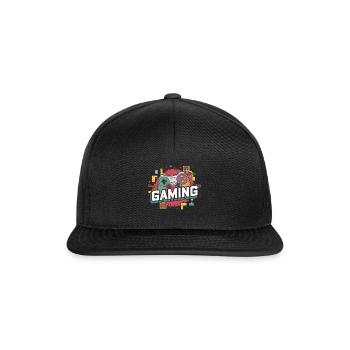 Gaming - Controller - Snapback Cap - Schwarz/Schwarz - Vorne
