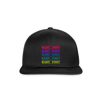 Tischfußball - Snapback Cap - Schwarz/Schwarz - Vorne