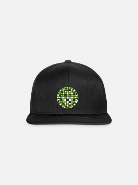 DISCO KUGEL - Snapback Cap - Schwarz/Schwarz
