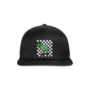 Dinosaure Trex Skateboard Cool T-rex - Casquette snapback - noir/noir - Devant