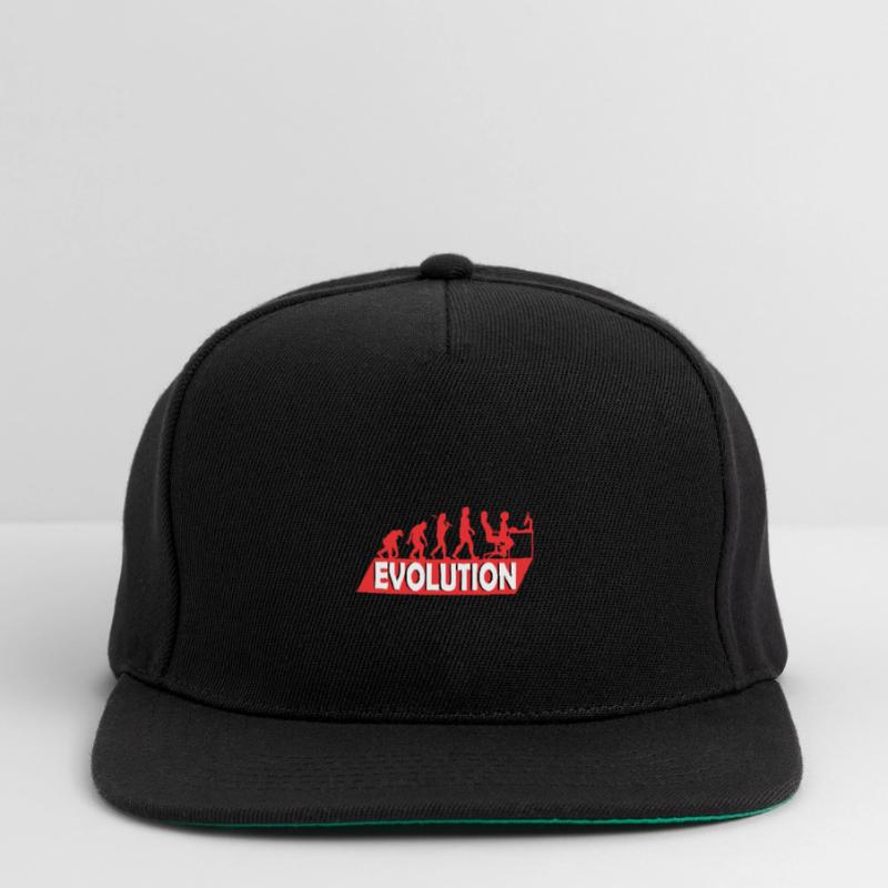 Computer Nerd Programmer Evolution funny Snapback Cap