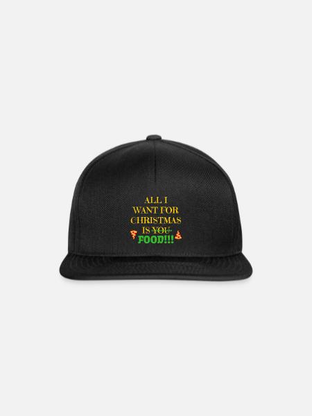 Christmas - Snapback Cap - Schwarz/Schwarz