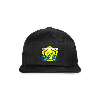 cycopath Funny T-Shirts - Snapback Cap - black/black - Front