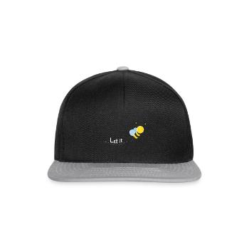 Que ce soit un cadeau d'abeille - Casquette snapback - noir/gris - Devant