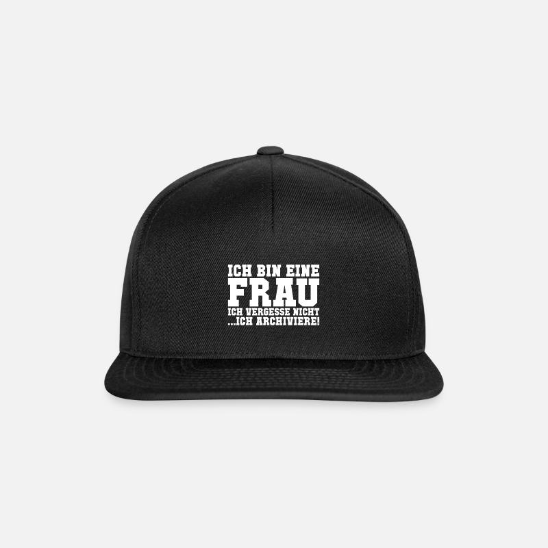 Frau Ehefrau Spruch Spass Positiv Geschenk - Snapback Cap - sort/sort