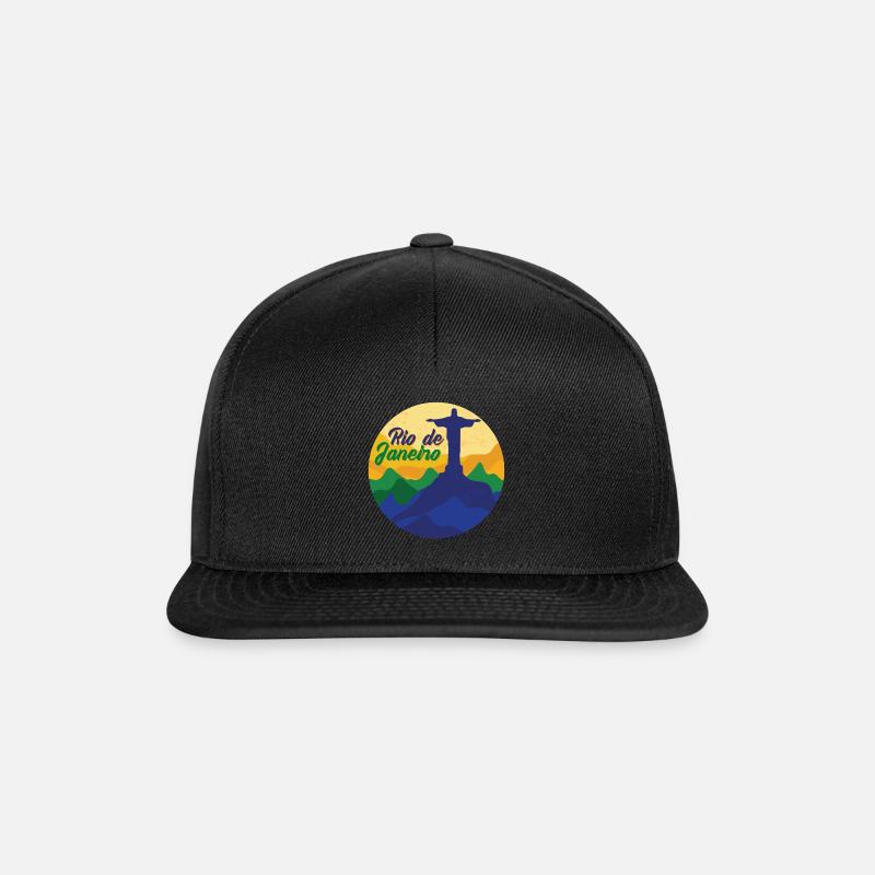 Rio de Janeiro - Snapback Cap - Schwarz/Schwarz