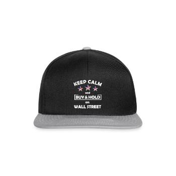 The Wall Street Investor - Snapback Cap - black/grey - Front