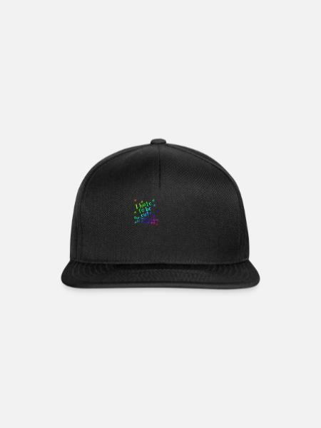 Ich hasse es süß zu sein | lustig | Spruch - Snapback Cap - Schwarz/Schwarz