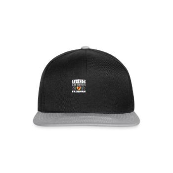 Légendes de Fribourg - Casquette snapback - noir/gris - Devant