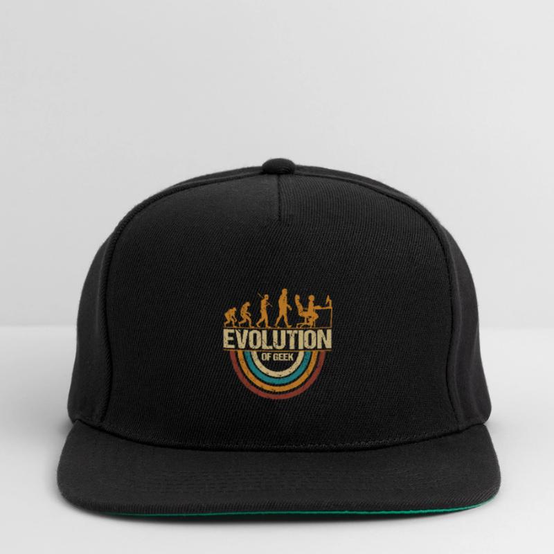 Computer Nerd Programmierer Evolution witzige Snapback Cap
