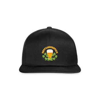 Hopfensmoothie - Snapback Cap - Schwarz/Schwarz - Vorne