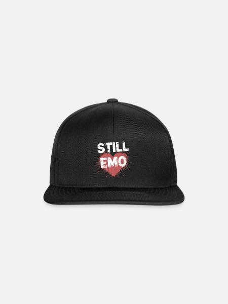 Still Emo! Emo Goth Alternative - Snapback Cap - Schwarz/Schwarz