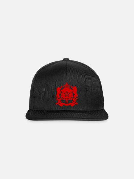 Morocco - Snapback Cap - Schwarz/Schwarz