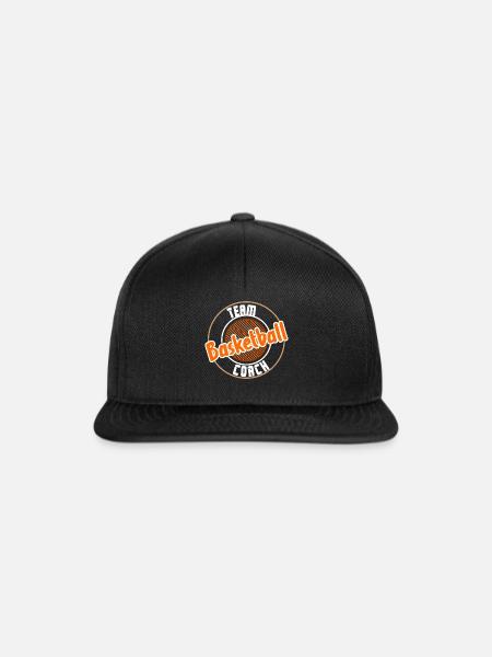 Basketball Team Coach - Snapback Cap - Schwarz/Schwarz