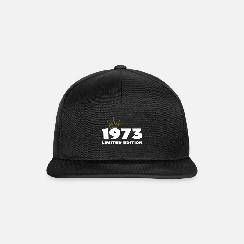 1973 Krone - Snapback Cap - Schwarz/Schwarz