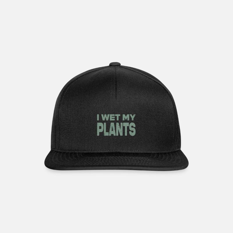 I wet my plants - Snapback Cap - black/black