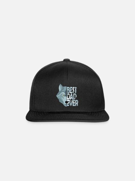 Bester Vater aller Zeiten - Snapback Cap - Schwarz/Schwarz