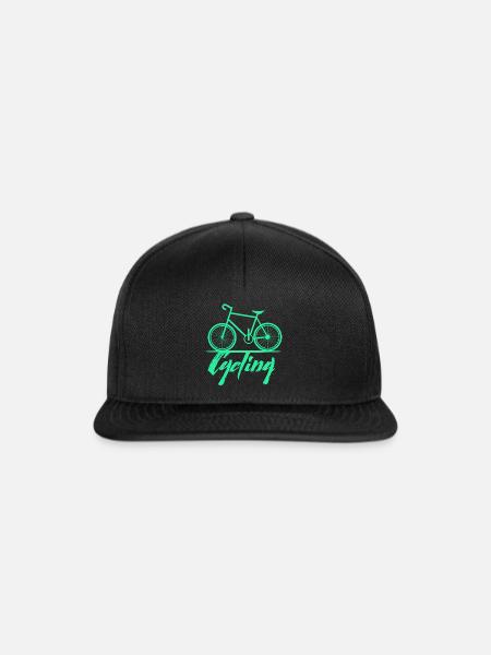 cycling fahrrad - Snapback Cap - Schwarz/Schwarz