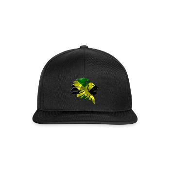 Jamaika - Snapback Cap - Schwarz/Schwarz - Vorne