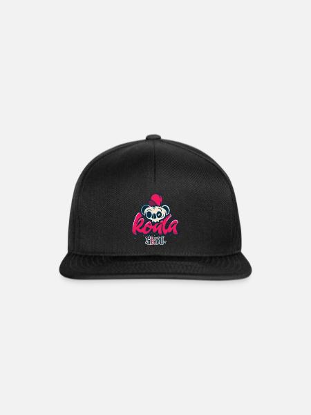 Koala Skull Graffiti - Casquette snapback - noir/noir