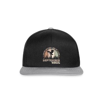 Incomparable since September 1965 59 Anniversary - Snapback Cap - black/grey - Front