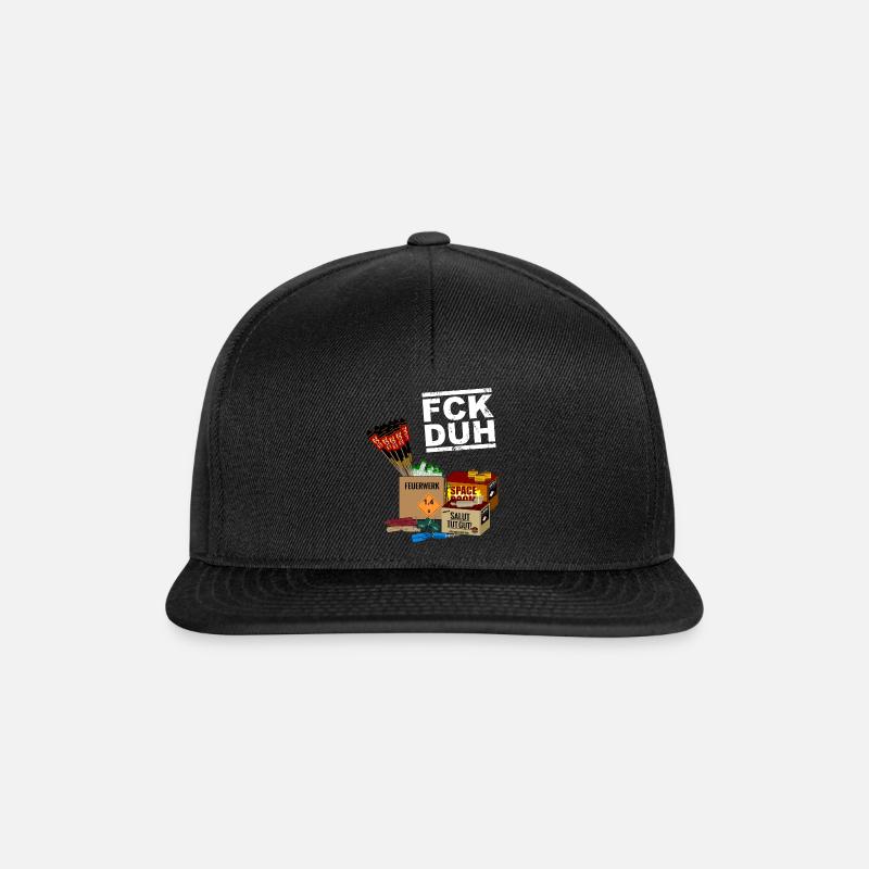 Pyro Silvester Feuerwerk - Snapback Cap - Schwarz/Schwarz