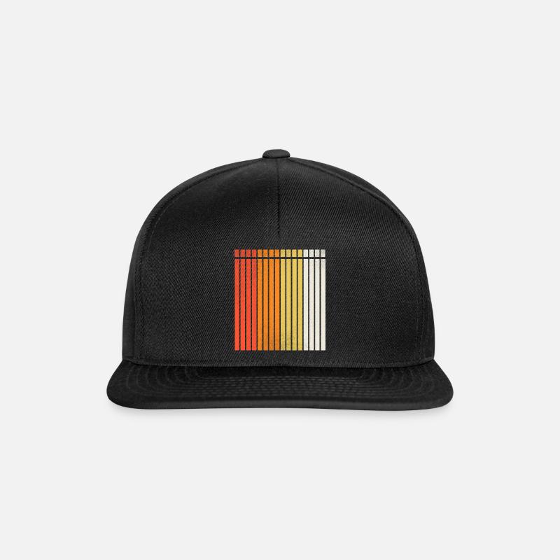 808 Analog Drum Machine Vintage Electronic Music - Snapback Cap - black/black