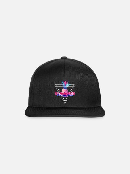Ananas Summer party Time - Snapback Cap - Schwarz/Schwarz