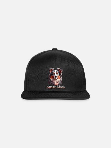 Aussie Mom - Snapback Cap - Schwarz/Schwarz