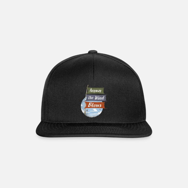 Anyway the wind blows - Casquette snapback - noir/noir