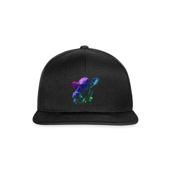 COW DJ - Casquette snapback - noir/noir - Devant