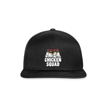 Chicken Squad Cool Chicken Dicton - Casquette snapback - noir/noir - Devant
