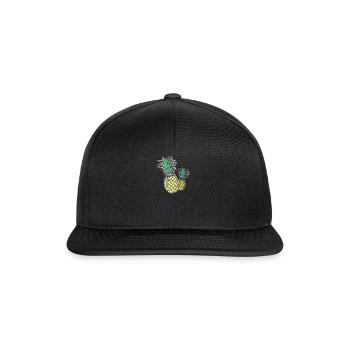good vibes_v1 - Snapback Cap - Schwarz/Schwarz - Vorne