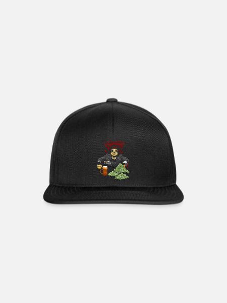 Scar Faultier - Snapback Cap - Schwarz/Schwarz