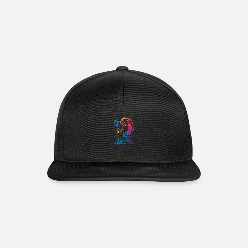 squirrel - Snapback Cap - black/black