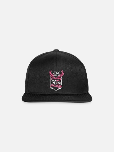 Pretty hunter - Snapback Cap - Schwarz/Schwarz
