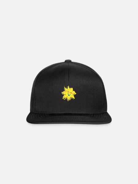 Sommer Sonne - Snapback Cap - Schwarz/Schwarz