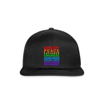 Fruit of the spirit - Snapback Cap - black/black - Front