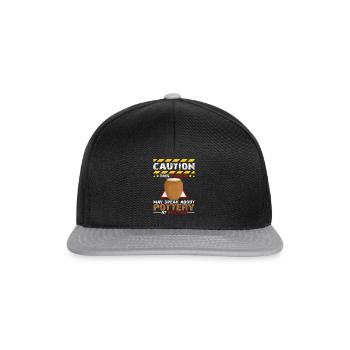 Töpfer - Snapback Cap - Schwarz/Grau - Vorne