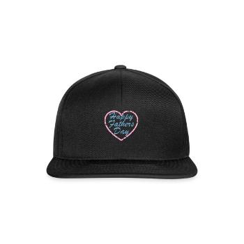 Happy Father's Day - Snapback Cap - black/black - Front