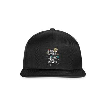 Chemise de citation de Nerd Shaldon - cadeau de Nerdig - Casquette snapback - noir/noir - Devant