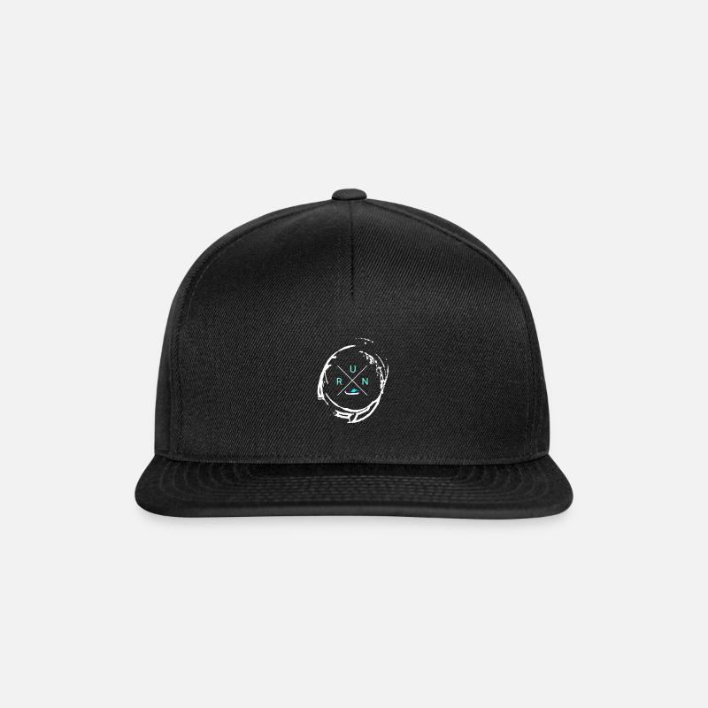 Laufen - Snapback Cap - Schwarz/Schwarz