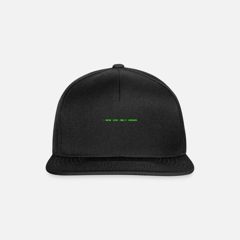 INFORMATIK STUDENT - Snapback Cap - Schwarz/Schwarz